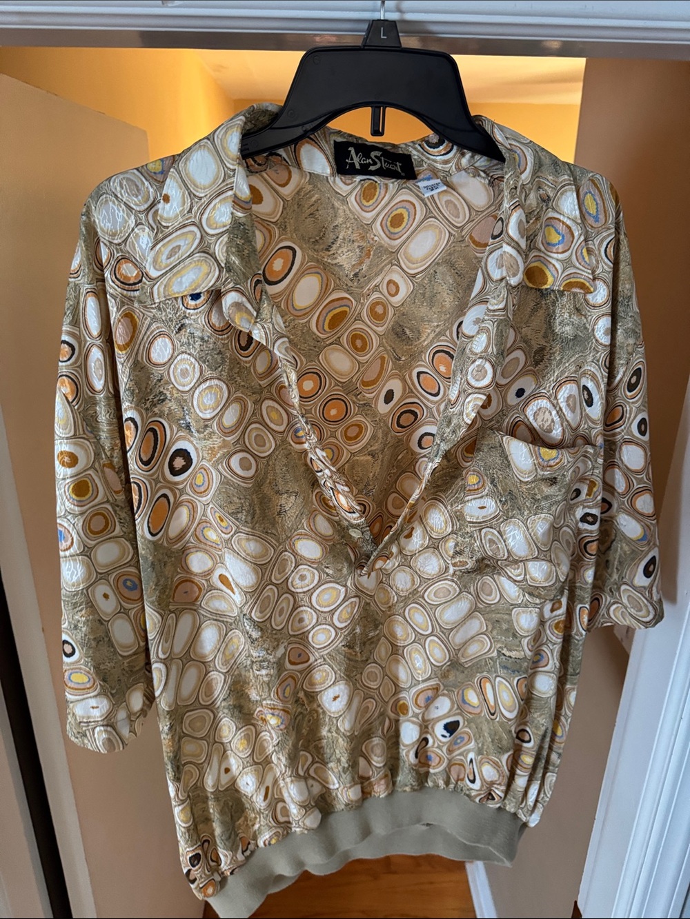 Nina Ricci Multicolor Geometric-Print Paulie Walnuts Sopranos Shirt